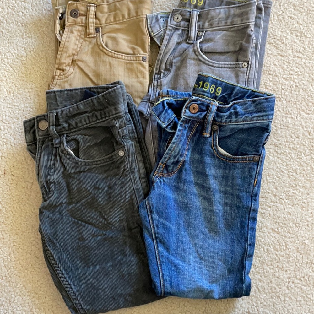 Gap Kids slim fit pant bundle